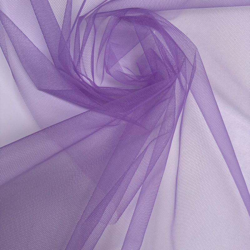 Purple Polyamide Mesh Fabric
