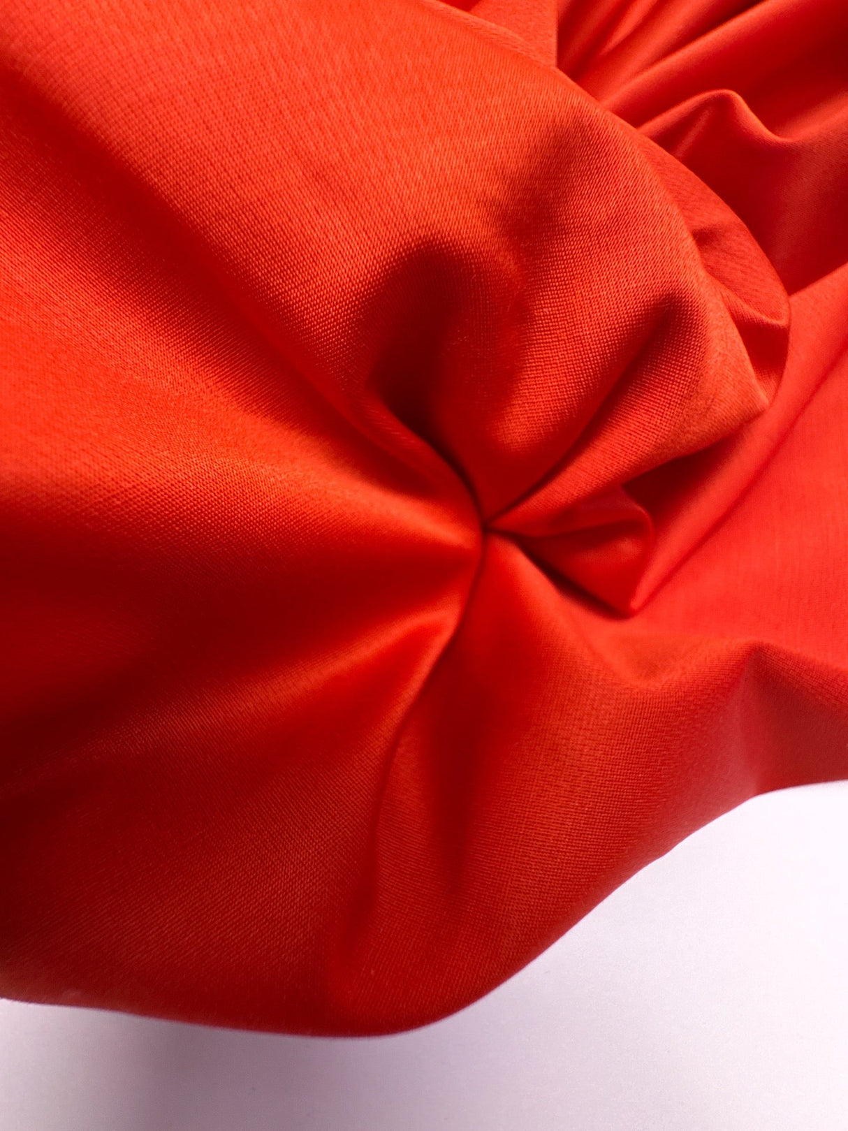 Cotton Polyamid Sateen Red-Orange