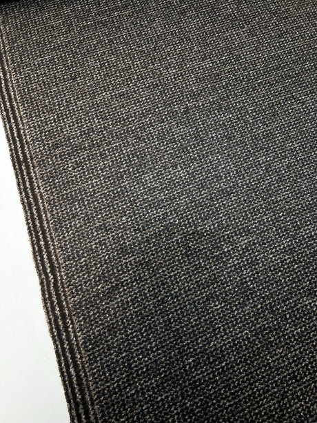 Wool Knit Abstract Shades Gray Brown Blue