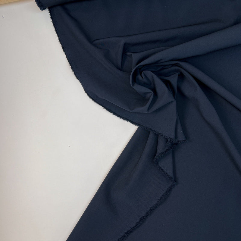 Blue Polyester Elastane Knit