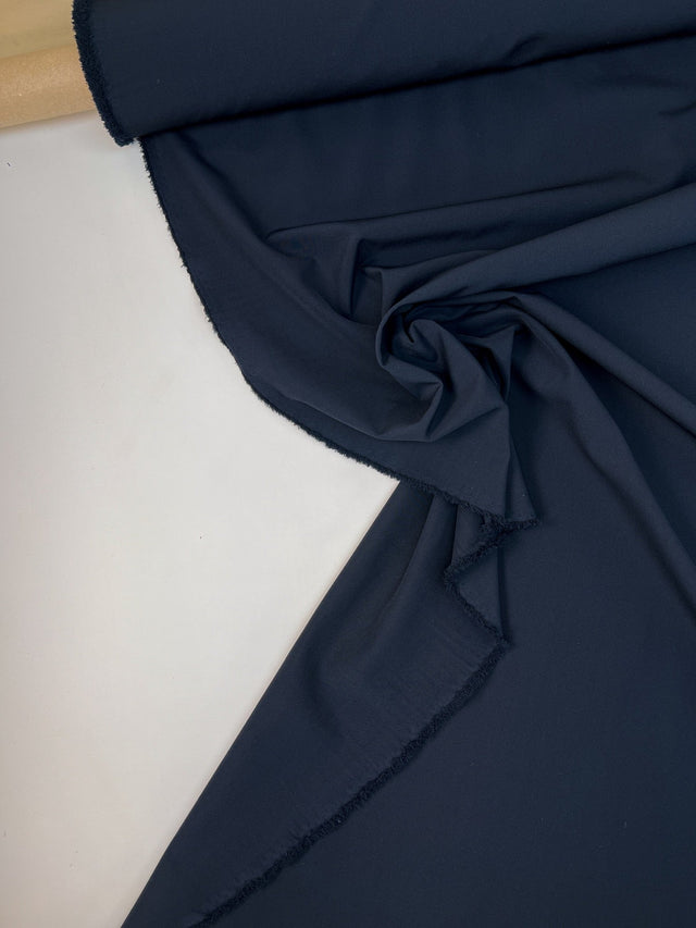 Blue Polyester Elastane Knit