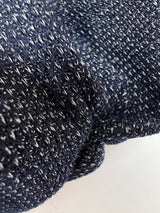 Viscose Knit Melange Blue Gray