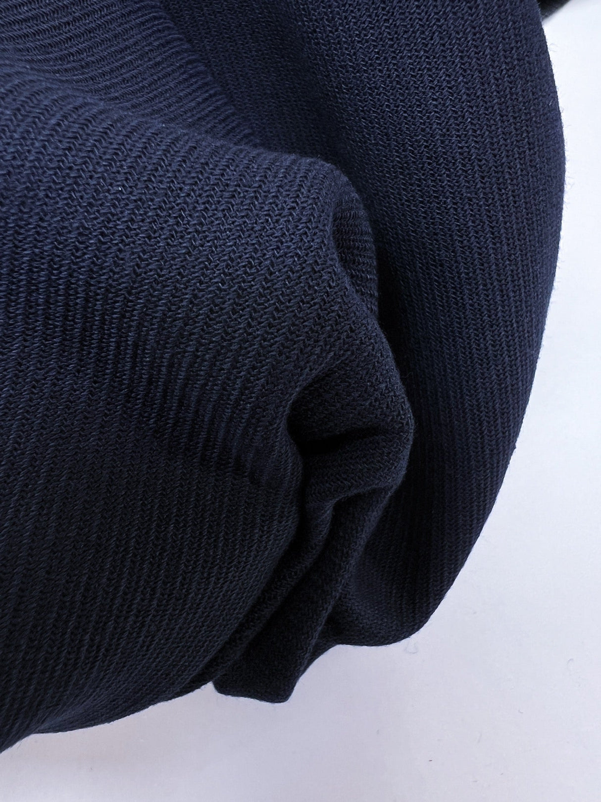 Blue Cotton Polyamid Twill