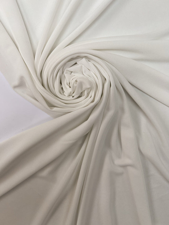 Polyester Knitted Fabric White Shades