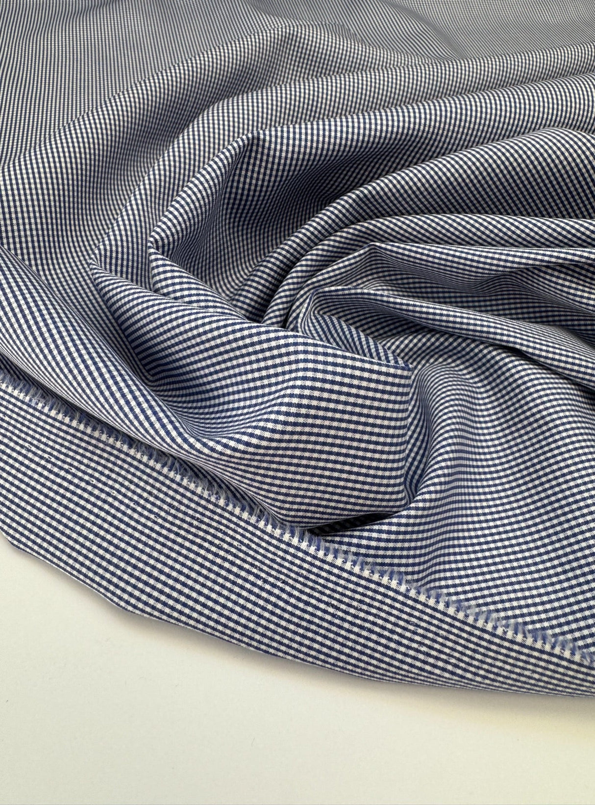 Cotton Poplin Purple Checked