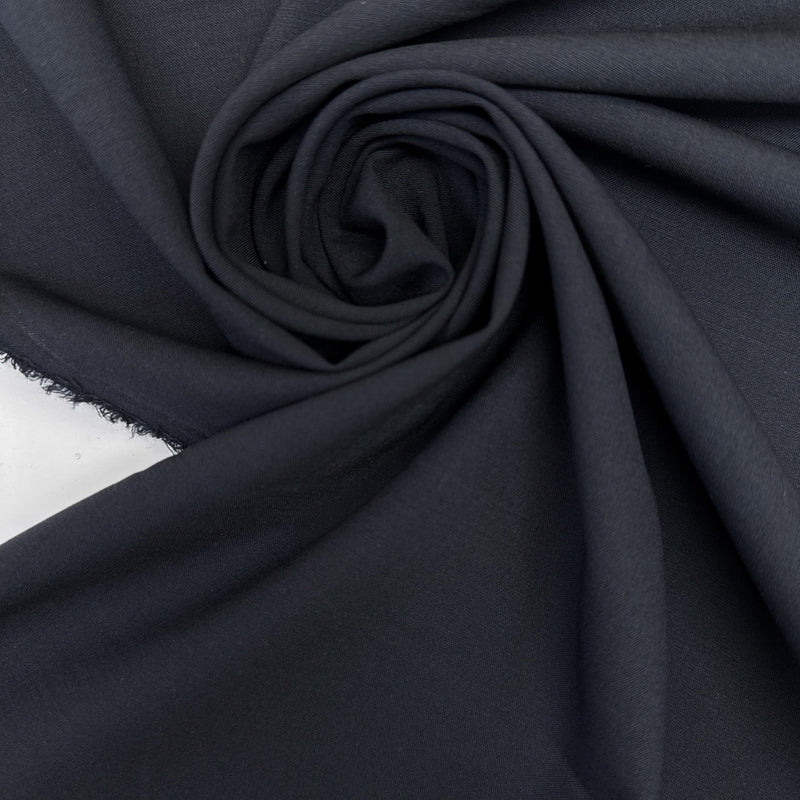 Wool Blend Fabric Black Purple