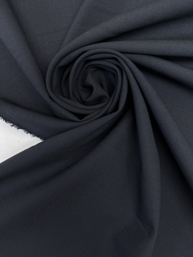 Wool Blend Fabric Black Purple