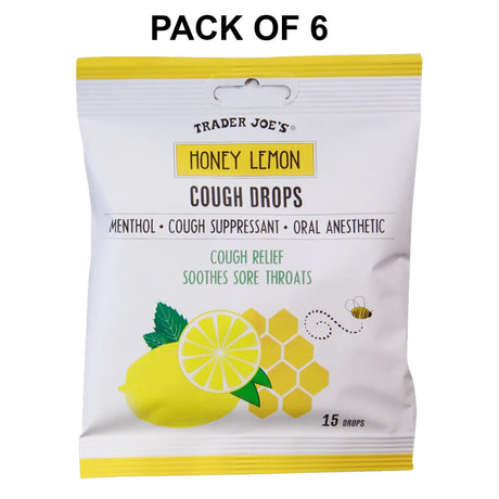 Trader Joe’s Honey Lemon Cough Drops | 15 Each