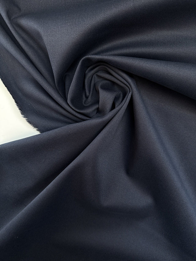Cotton Gabardine Stretch Blue
