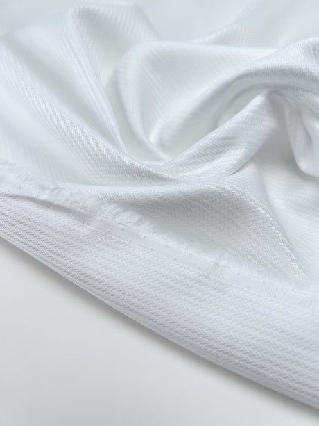 Cotton Jacquard Herringbone Fabric