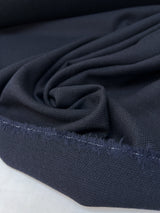 Blue Virgin Wool Piqué Blend