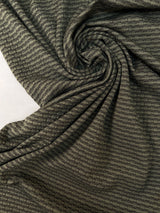 Green Stretch Jacquard Knit