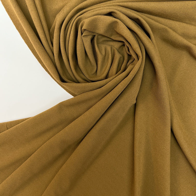 Viscose Knit Brown Green Fabric