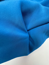 Blue Stretch Viscose Double Weave Suit Fabric