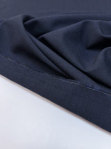 Wool Stretch Fabric Blue Black