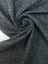 Wool Bouclé Fabric Gray Shades