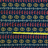 2 Yard African Print Stretch Cotton Satin Fabric Soft Lightweight 58 Inch Width