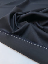 Wool Viscose Casual Fabric Black Blue