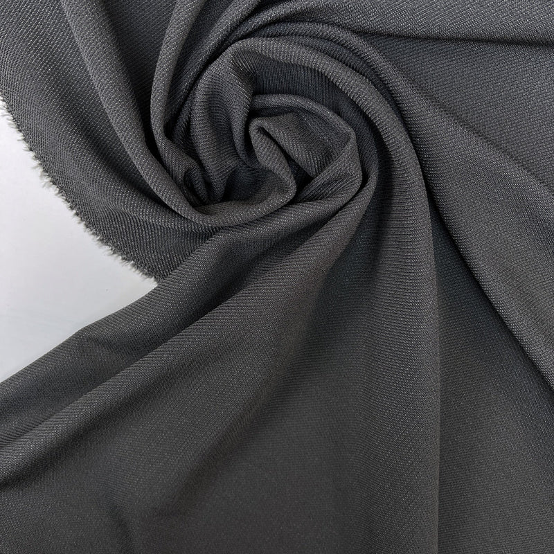 Viscose Blend Knitted Fabric Gray