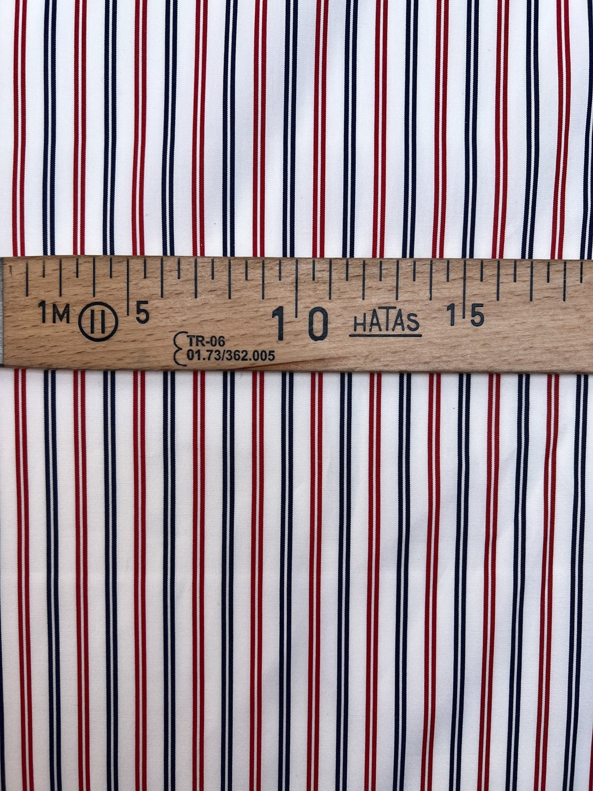 Cotton Poplin Striped Fabric