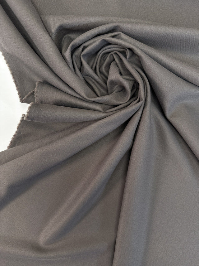 Polyester Viscose Stretch Knit Gray