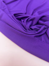 Purple Cotton French Knit Fabric
