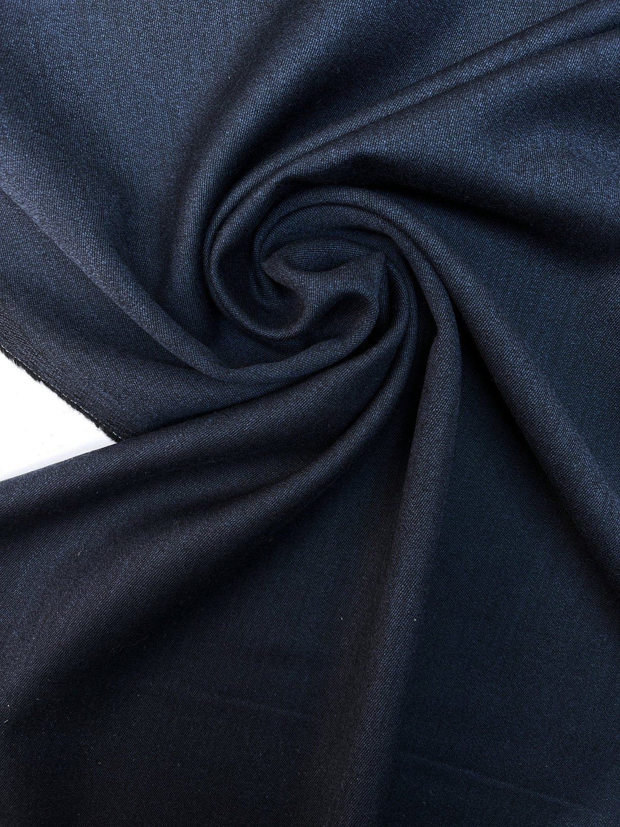 Wool Suit Twill Blue Black