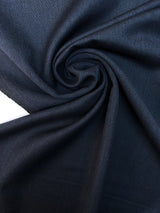 Wool Suit Twill Blue Black