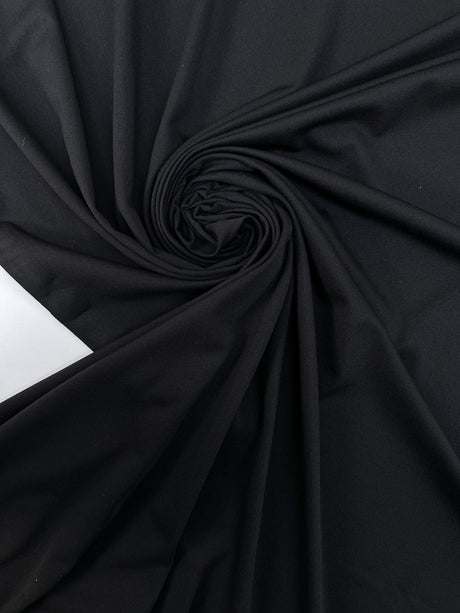 Black Polyamide Stretch Knit