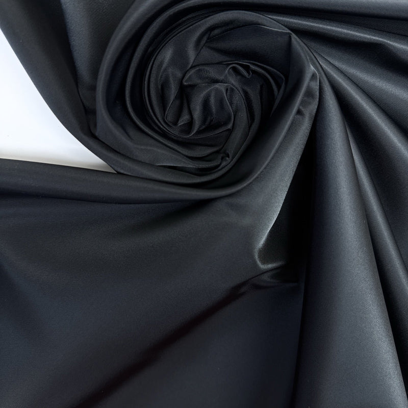 Polyamide Satin Twill Black