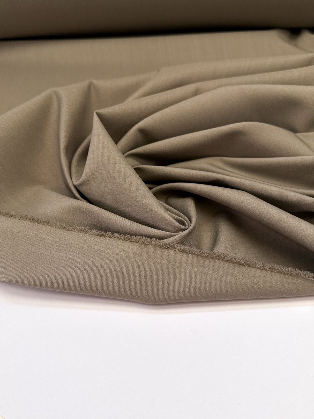 Virgin Wool Twill Beige