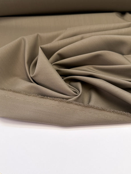 Virgin Wool Twill Beige