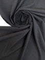 Polyester Virgin Wool Blend Melange Gray Stretch Fabric