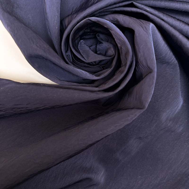 Polyamide Crinkled Fabric Purple Blue