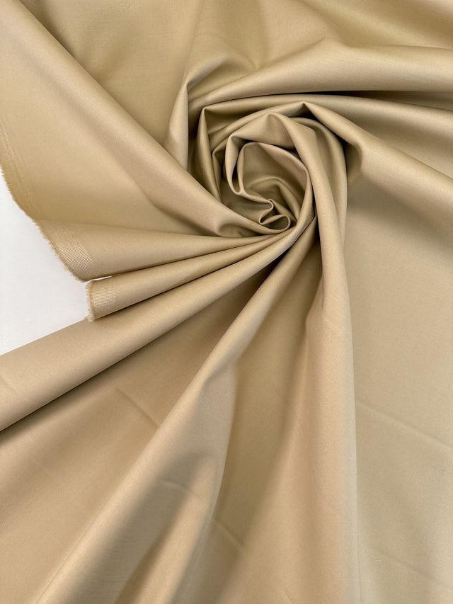 Viscose Elastane Crepe Beige