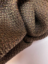 Polyester Tweed Melange Brown-Green