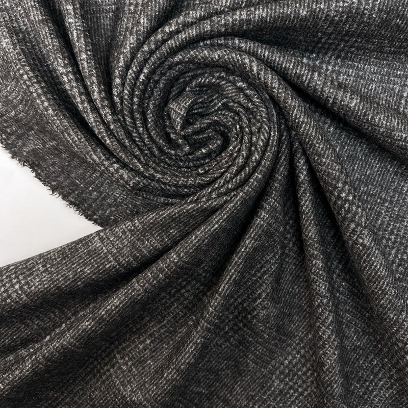 Wool Knit Striped Fabric