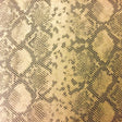 Peach Black Matte Snake Vinyl Fabric,
