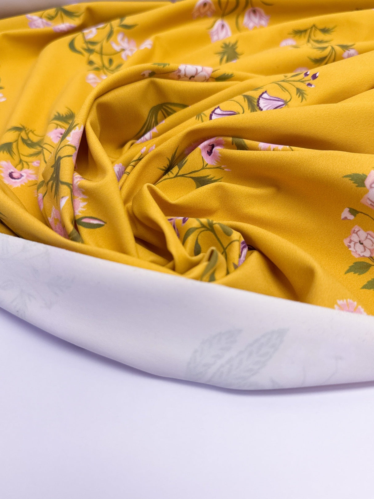 Polyamide Elastane Floral Knit