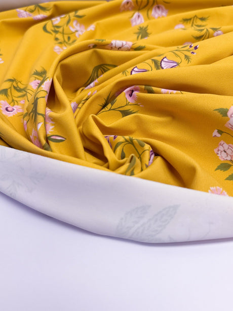 Polyamide Elastane Floral Knit