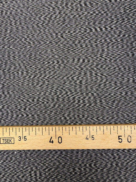 Cotton Woven Abstract Gray-Brown Fabric