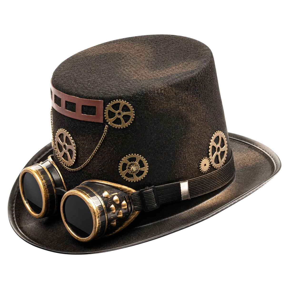 Steampunk Top Hat - Black