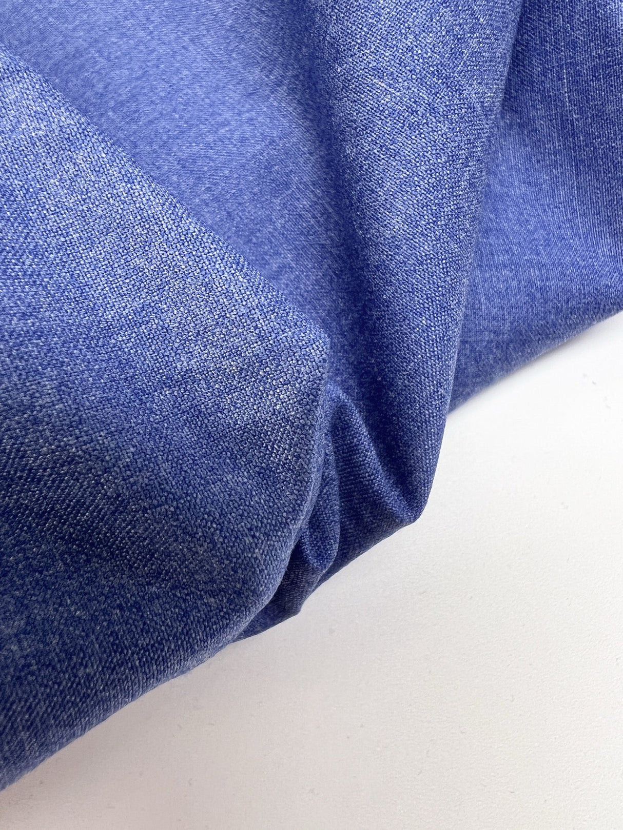 Viscose Melange Woven Fabric Blue