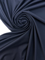 Blue Wool Stretch Fabric