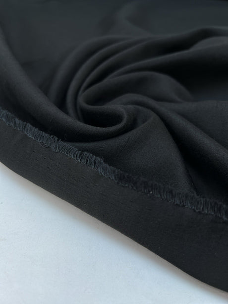 Black Viscose Sateen