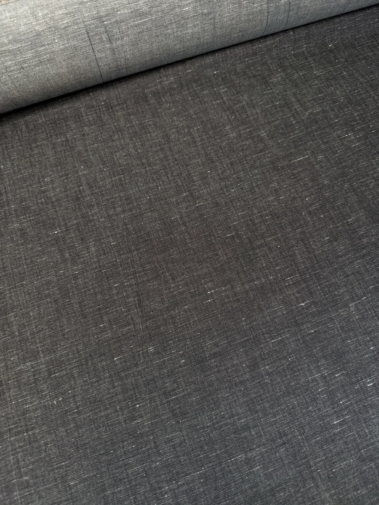 Cotton Linen Denim Blue Shade