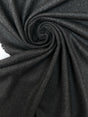 Wool Tweed Melange Gray Black