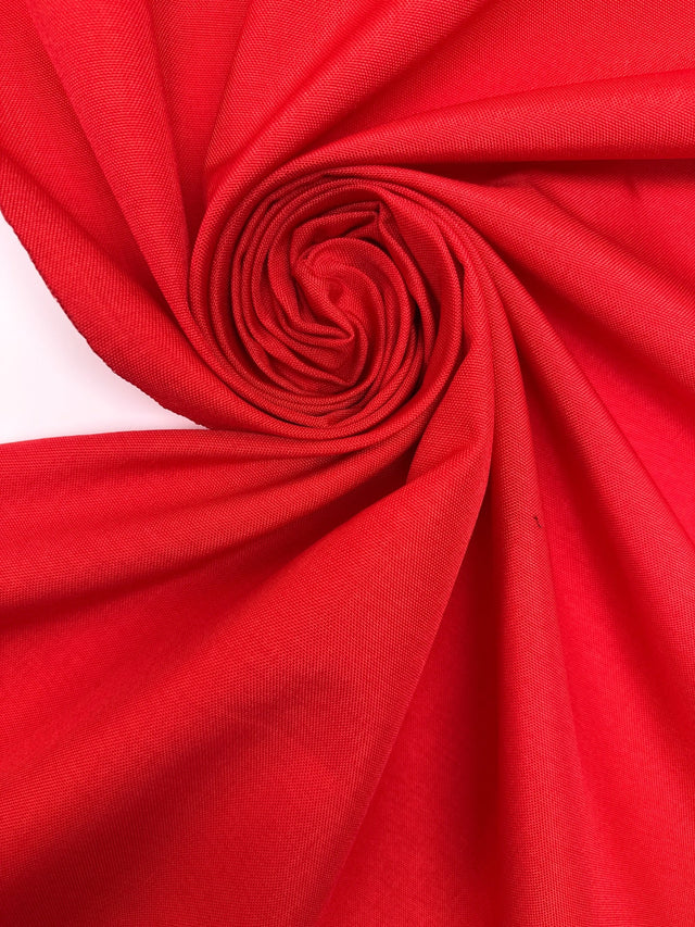 Polyamide Basket Weave Fabric Red
