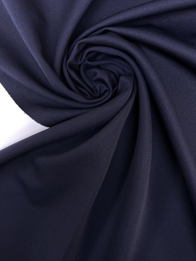 Wool Polyester Twill Purple Blue