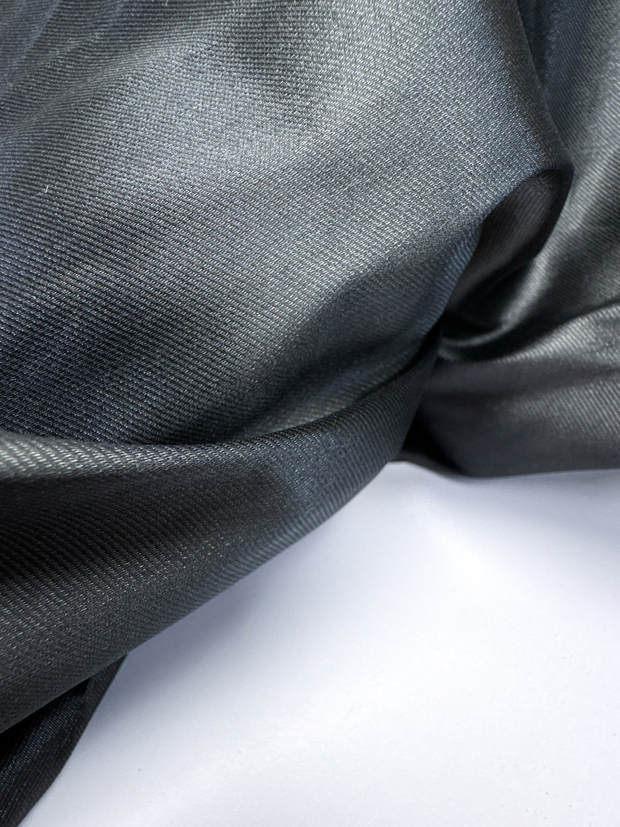 Black Twill Trench Coat Fabric